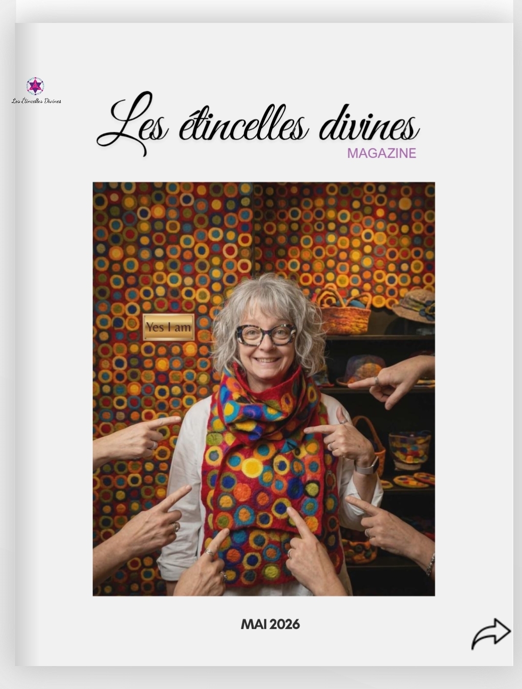 Couverture du magazine Les Étincelles Divines, édition Mai 2026